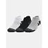 Ponožky Under Armour 1379504-011, balenie po 3 kusoch