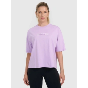 Dámske tričko oversize s potlačou 4F 4FRAW25TTSHF3186-52S dámske