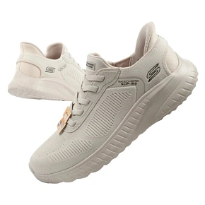 Pánska športová obuv Skechers Bobs Squad Chaos SLIP-INS ecru Pánska športová obuv Skechers Bobs Squad Chaos SLIP-INS ecru
