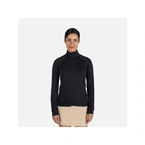 Dámska mikina ROSSIGNOL W Mid Layer Thin, čierna Dámska mikina ROSSIGNOL W Mid Layer Thin, čierna