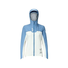Dámska bunda MILLET Intense Pro 2,5L Jkt W v modro-bielej farbe Dámska bunda MILLET Intense Pro 2,5L Jkt W v modro-bielej farbe