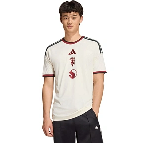 Pánske tričko adidas Manchester United 26/27 Third Jersey, béžové, KA6876 Pánske tričko adidas Manchester United 26/27 Third Jersey, béžové, KA6876