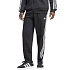 Pánske nohavice adidas Essentials 3-Stripes Single Jersey, čierne, KY6611