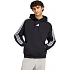 Pánska mikina adidas Essentials 3-Stripes Fleece Hoodie, čierna, KY6602