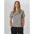 T-shirt loose z nadrukiem damski 4F 4FKAW26TTSHF4502-26S