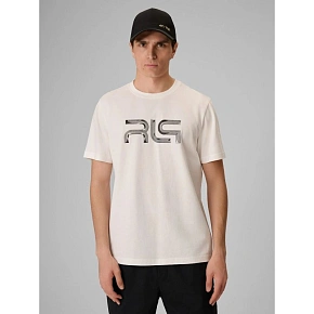 T-shirt regular z nadrukiem męski 4F | Robert Lewandowski RL9KSS26TTSHM3938-11S T-shirt regular z nadrukiem męski 4F | Robert Lewandowski RL9KSS26TTSHM3938-11S