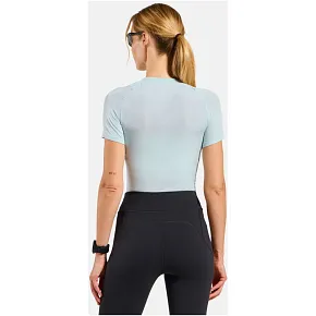Koszulka damska ODLO BL TOP crew neck s/s PERFORMANCE X-LIGHT niebieska Koszulka damska ODLO BL TOP crew neck s/s PERFORMANCE X-LIGHT niebieska