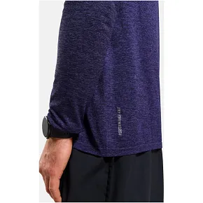 Koszulka męska Odlo ESSENTIAL SEAMLESS T-shirt crew neck l/s niebieska pánské Koszulka męska Odlo ESSENTIAL SEAMLESS T-shirt crew neck l/s niebieska pánské