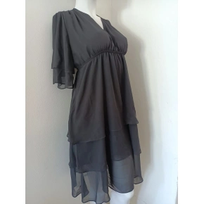 Dámske šifónové šaty S161 čierne - Stylove