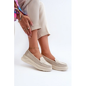 Dámske mokasíny Filidia 24PB18-6889 cream - Evento