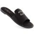 Pohodlné žabky so zirkónmi S.Barski W OLI258A black