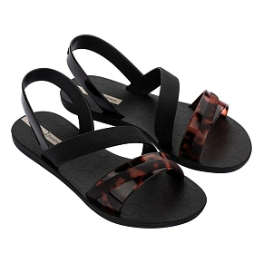 Ipanema dámske sandále Vibrant Sandal Fem módne pohodlné čierne dámske sandále