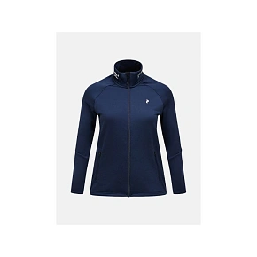 Dámska mikina PEAK PERFORMANCE W Rider Essentials Zip Jacket, farba tmavomodrá Dámska mikina PEAK PERFORMANCE W Rider Essentials Zip Jacket, farba tmavomodrá