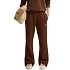 Dámske nohavice Nike Studio Fleece Medium Weigh, hnedé, IM8078 259, dámske