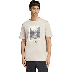 Pánske adidas Outdoor Kayaking Graphic T-shirt beige KB2541 pánske Pánske adidas Outdoor Kayaking Graphic T-shirt beige KB2541 pánske