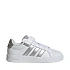 Detská obuv adidas Grand Court 3.0 white and silver JP9368