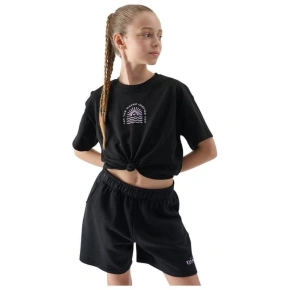 Dievčenský top s potlačou 4F 4FJWSS25TTSHF1872-20S