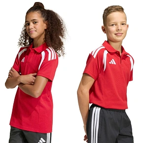 Detská polokošeľa Tiro 26 League Polo Red KF3408 Detská polokošeľa Tiro 26 League Polo Red KF3408