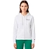Dámska mikina Champion s kapucňou na zips biela 118406 WW001