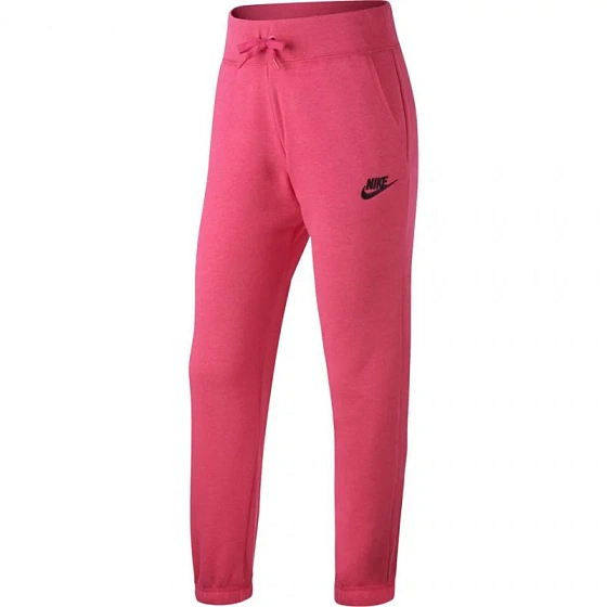 Dievčenské nohavice G NSW FLC REG Jr 806326 615 - Nike