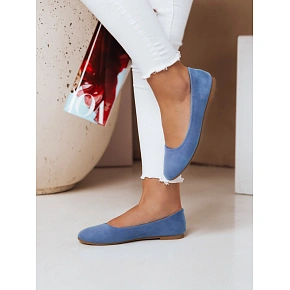 Dámske semišové baleríny ZY0671 - Seastar