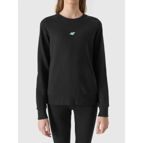 4F Juniorská dievčenská mikina z organickej bavlny bez kapucne 4F Juniorská dievčenská mikina z organickej bavlny bez kapucne