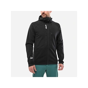 Pánska lyžiarska bunda MILLET M PIERRAENT HOODIE, čierna