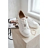 Dámske kožené tenisky 39973 white - Vinceza