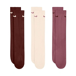 Skarpety Nike Everyday Cushioned Crew 3 pary brązowe, beżowe, różowe SX7664 915 Skarpety Nike Everyday Cushioned Crew 3 pary brązowe, beżowe, różowe SX7664 915