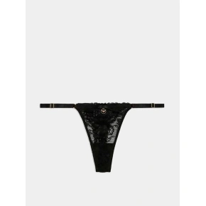Dámske tangá 163826 4R206 00020 Black - Emporio Armani