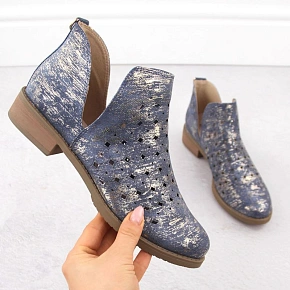 Dámska obuv W SA62-102 SAN12D blue - M.Daszynski