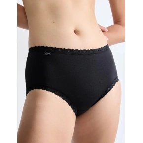 24/7 Bavlnené čipkované midi nohavičky - Sloggi