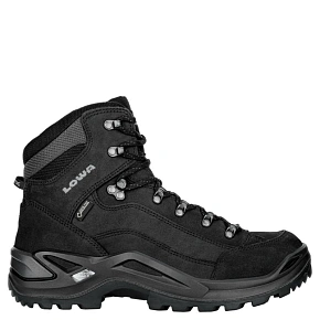 Topánky Renegade GTX Mid – tmavočierne – UK 9 (43,5) LOWA Topánky Renegade GTX Mid – tmavočierne – UK 9 (43,5) LOWA