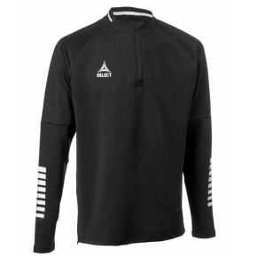 Futbalová tréningová mikina s kapucňou 1/2 SELECT Monaco v 24 black