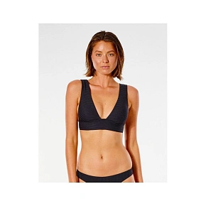 Plavková podprsenka RIP CURL Premium Surf Deep V čierna