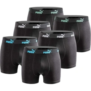 Pánske boxerky Puma 6-Pack black z príjemnej bavlny