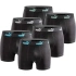 Pánske boxerky Puma 6-Pack black z príjemnej bavlny