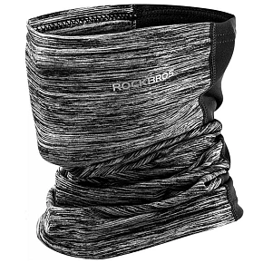 Športový nákrčník Rockbros LF7759 s izoláciou, sivý