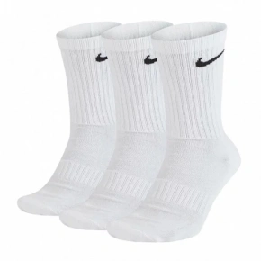 Unisex ponožky Everyday Cushion Crew SX7664-100 White - Nike