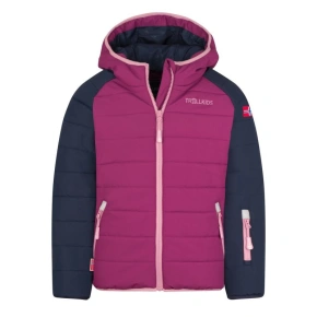 Detská snehová bunda Trollkids Hafjell PRO s kapucňou woodproof pink (514-182)