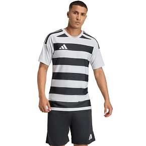 Pánske tričko adidas Hooped 26 Jersey grey-black KF3396 pánske