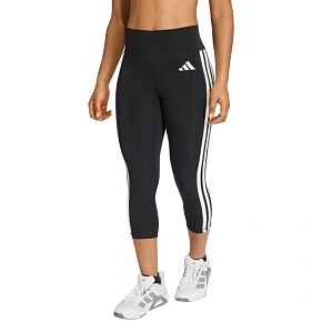 Dámske legíny adidas 3/4 Optime Essentials Workout 3-Stripes čierne KE6062 Dámske legíny adidas 3/4 Optime Essentials Workout 3-Stripes čierne KE6062