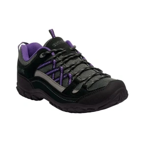 Dámska treková obuv RWF468 black-grey-purple - Regatta