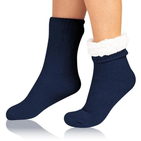 Extrémne teplé ponožky EXTRA WARM SOCKS Tmavo modré - BELLINDA