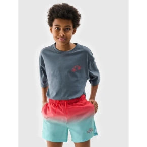 Chlapčenské plážové šortky boardshorts 4F 4FJWSS25UBDSM115-47S Chlapčenské plážové šortky boardshorts 4F 4FJWSS25UBDSM115-47S