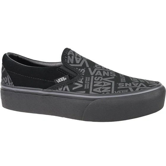 Dámske 66 Classic Slip-On Platform W VN0A3JEZWW0 Black - Vans
