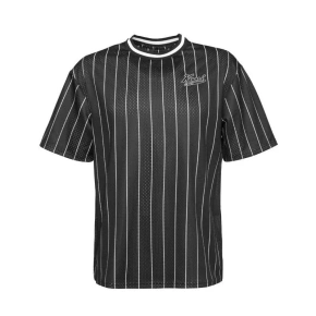 Karl Kani Prsné tričko Varsity Pinstripe Mesh Light M 6038524