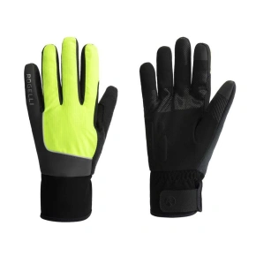 Zimné rukavice Rogelli ESSENTIAL HIVIS fluo M