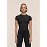 Dámske tričko CASALL Defined Rib Tee, čierne