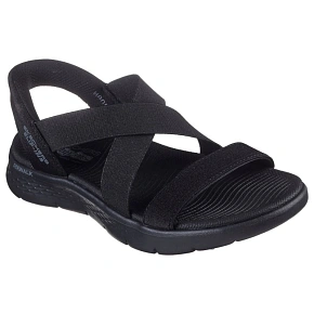 Dámske sandále Skechers GO WALK FLEX SANDAL GLIMMER UP 141489 BBK